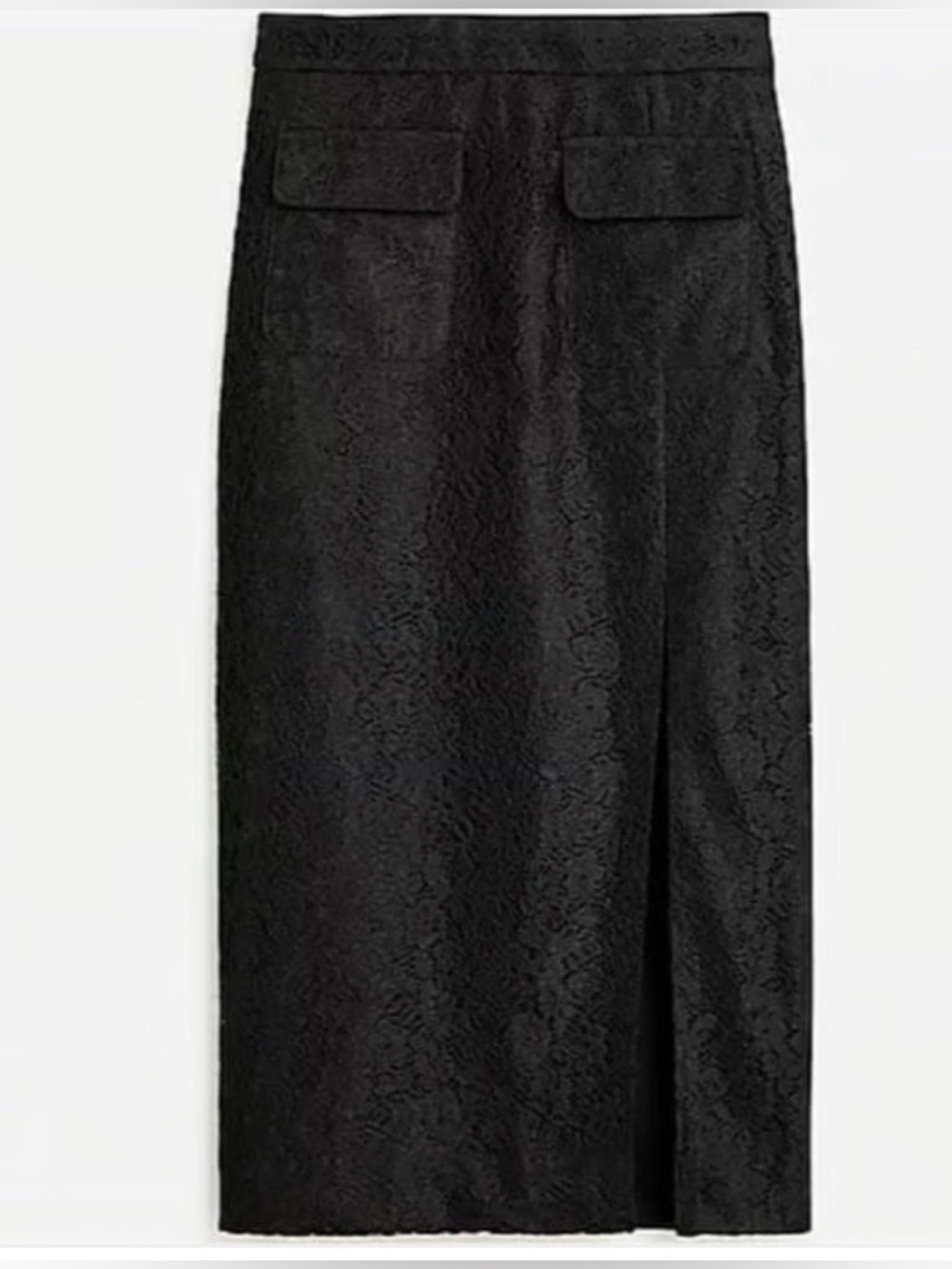 J Crew Side Slit Pencil Skirt in Lace
